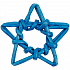 Плетеная фигурка Adorno, синяя звезда - Фото 1