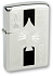 Зажигалка ZIPPO Ace с покрытием High Polish Chrome, латунь/сталь, серебристая, 38x13x57 мм - Фото 1