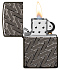 Зажигалка ZIPPO Armor™ с покрытием High Polish Black Ice®, латунь/сталь, чёрная, 38x13x57 мм - Фото 3