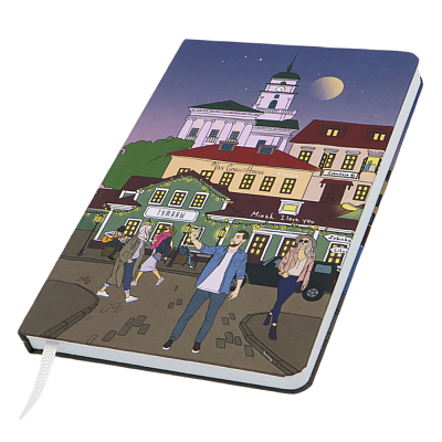 Записная книжка A5 Dziuna Зыбицкая в клетку 15 x 21 см (Зыбицкая)