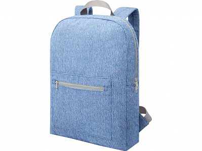 Рюкзак Pheebs из переработанного хлопка (Синий)
