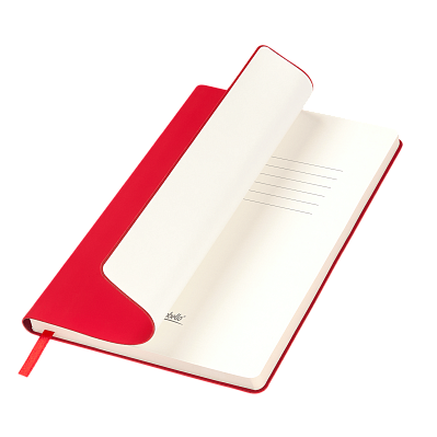Ежедневник Spark недатированный, красный (без упаковки, без стикера) (Красный, бежевый)