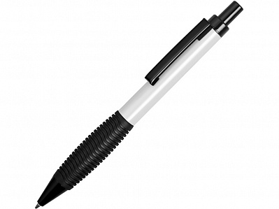 Ручка металлическая шариковая Bazooka (Белый/черный)