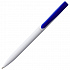 Ручка шариковая Pin, белая с синим - Фото 3