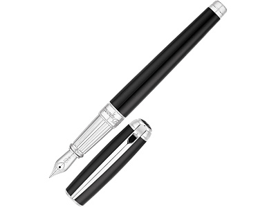 Ручка перьевая NEW LINE D Large (Черный, серебристый)