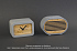 Часы "Stonehenge" с беспроводным зарядным устройством, камень/бамбук, серый/бежевый - Фото 6