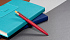 Ручка шариковая "Matt" из переработанного алюминия и пластика, с кнопкой из бамбука, красный - Фото 6
