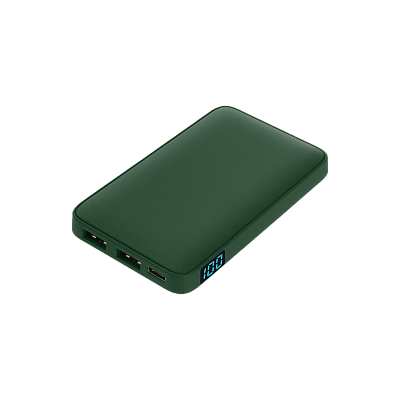 Внешний аккумулятор с подсветкой Анкор (Ancor) 5000 mAh  (Зеленый)