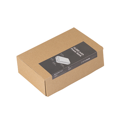 Зарядное устройство "Compact+", 10000 mAh, белый