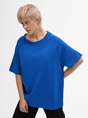 Футболка унисекс оверсайз T2, синяя