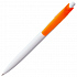 Ручка шариковая Bento, белая с оранжевым - Фото 3
