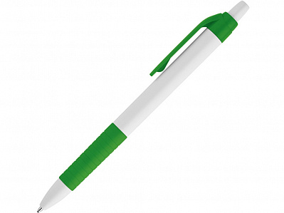 Шариковая ручка с противоскользящим покрытием AERO (Зеленый)