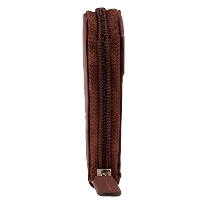 Кошелек Mano "Don Leonardo", с RFID защитой, натуральная кожа в коньячном цвете, 19 х 2 х 10,5 см