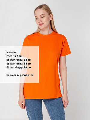 Футболка унисекс T-Bolka 160, оранжевая