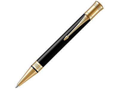 Ручка шариковая Duofold Classic (Черный, золотистый)