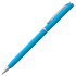Ручка шариковая Hotel Chrome, ver.2, матовая голубая - Фото 3