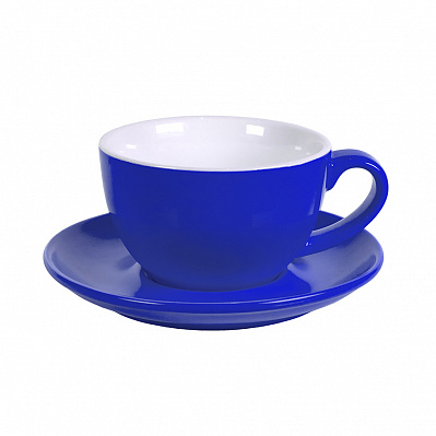 Чайная/кофейная пара CAPPUCCINO (Синий)