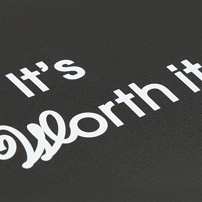 Зонт складной Filton, черный (с функцией Safety System)