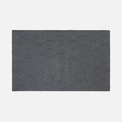 Плед Curve Verve, серый меланж (маренго)