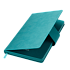 Ежедневник Риц (Ritz) недатированный, бирюзовый, твердая обложка - Фото 9