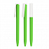 Ручка шариковая "Clive", покрытие soft touch, зеленое яблоко с белым - Фото 3