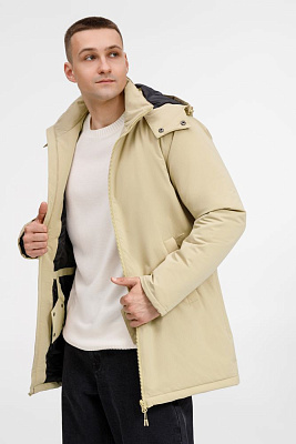 Куртка-парка унисекс Sfera, бежевая (Бежевый)