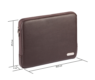 Чехол для ноутбука/планшета 15", коричневый