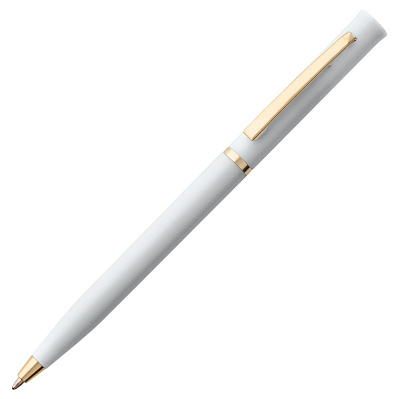 Ручка шариковая Euro Gold, белая (Белый)