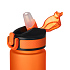 Бутылка для воды Flip, оранжевая - Фото 4