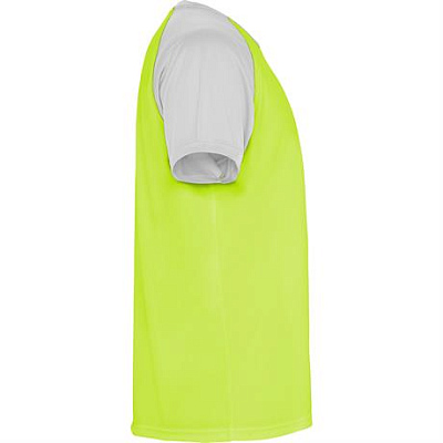 Спортивная футболка INDIANAPOLIS мужская, ФЛУОРЕСЦЕНТНЫЙ ЗЕЛЕНЫЙ/БЕЛЫЙ 3XL