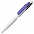 Ручка шариковая Bento, белая с синим - Фото 1