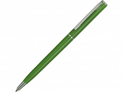 Ручка пластиковая шариковая Наварра (Зеленое яблоко матовый/серебристый)