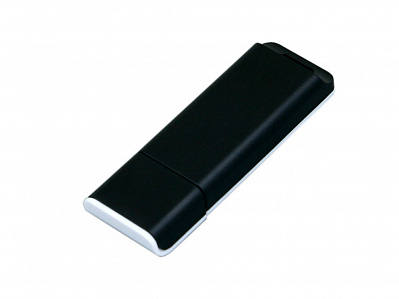 USB 2.0- флешка на 4 Гб с оригинальным двухцветным корпусом (Черный/белый)