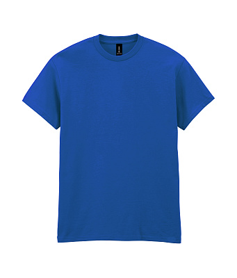 Футболка HEAVY COTTON, ПЕПЕЛЬНО-СЕРЫЙ 4XL (Королевский синий)