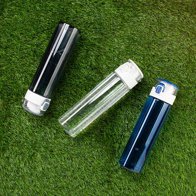 Бутылка для воды "Vita" с нанесением "Джунгли" 600 мл, белый