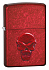 Зажигалка ZIPPO Doom с покрытием Candy Apple Red, латунь/сталь, красная, глянцевая, 38x13x57 мм - Фото 1