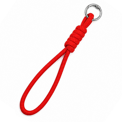 Шнурок-обвес на карабине Knotty  (Красный)