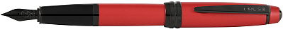 Перьевая ручка Cross Bailey Matte Red Lacquer, перо F. Цвет - красный. (Красный)