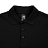 Рубашка поло мужская Spring 210, черная - Фото 3