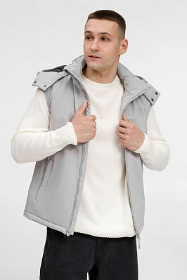 Жилет унисекс Sfera, бежевый (Серый)