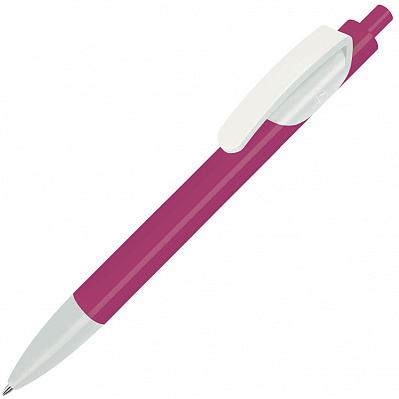 Ручка шариковая TRIS (Розовый, белый)