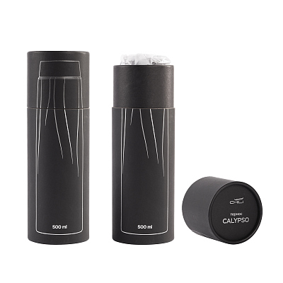 Термос "Calypso_Космос" 500 мл, покрытие soft touch, черный