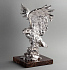 Скульптура "Орел", серебристый - Фото 3