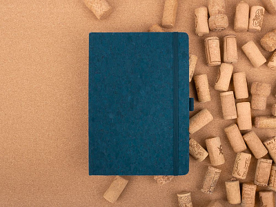 Блокнот Cork County, синий