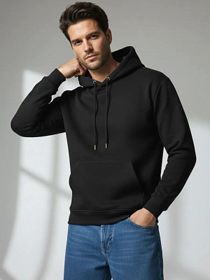 Худи Premium Heavy, черное (Чёрный)