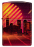 Зажигалка ZIPPO Cyber City с покрытием 540 Matte, латунь/сталь, оранжевая 38x13x57 мм - Фото 2