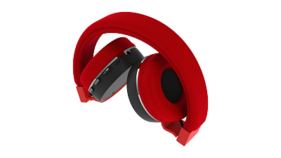 Наушники беспроводные RITMIX RH-415BTH, красный