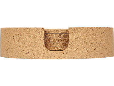 Набор костеров из пробки на подставке Krock