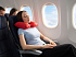 Надувная подушка под шею в чехле Sleep, красная - Фото 4