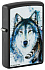 Зажигалка ZIPPO Feed the Good Wolf с покрытием Black Matte, латунь/сталь, черная,матовая,38x13x57 мм - Фото 1